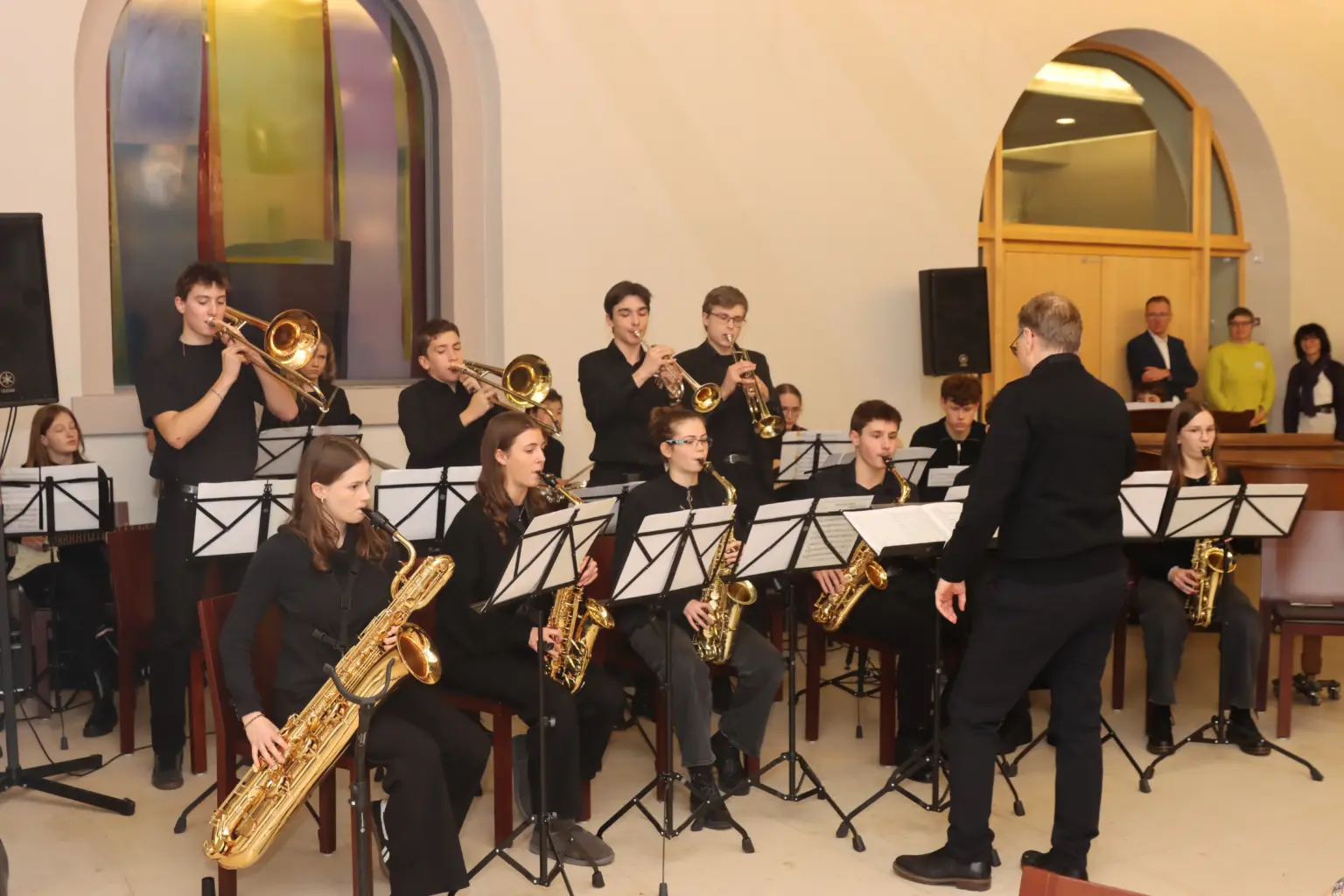 2025 01 01 Bigband beim Neujahrsempfang des Erzbischofs Steffen Englert (4)