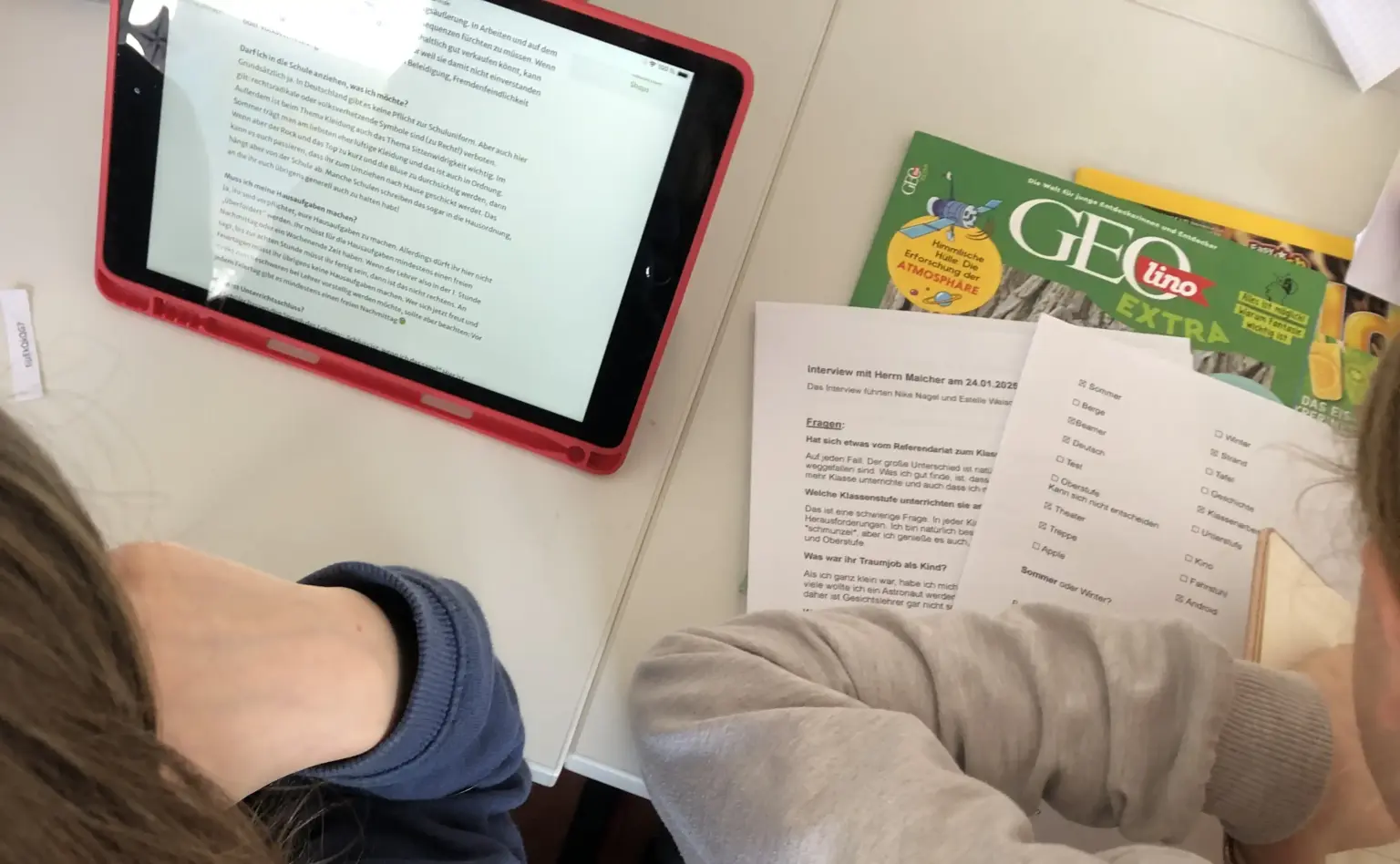 Schülerzeitung Workshop 4