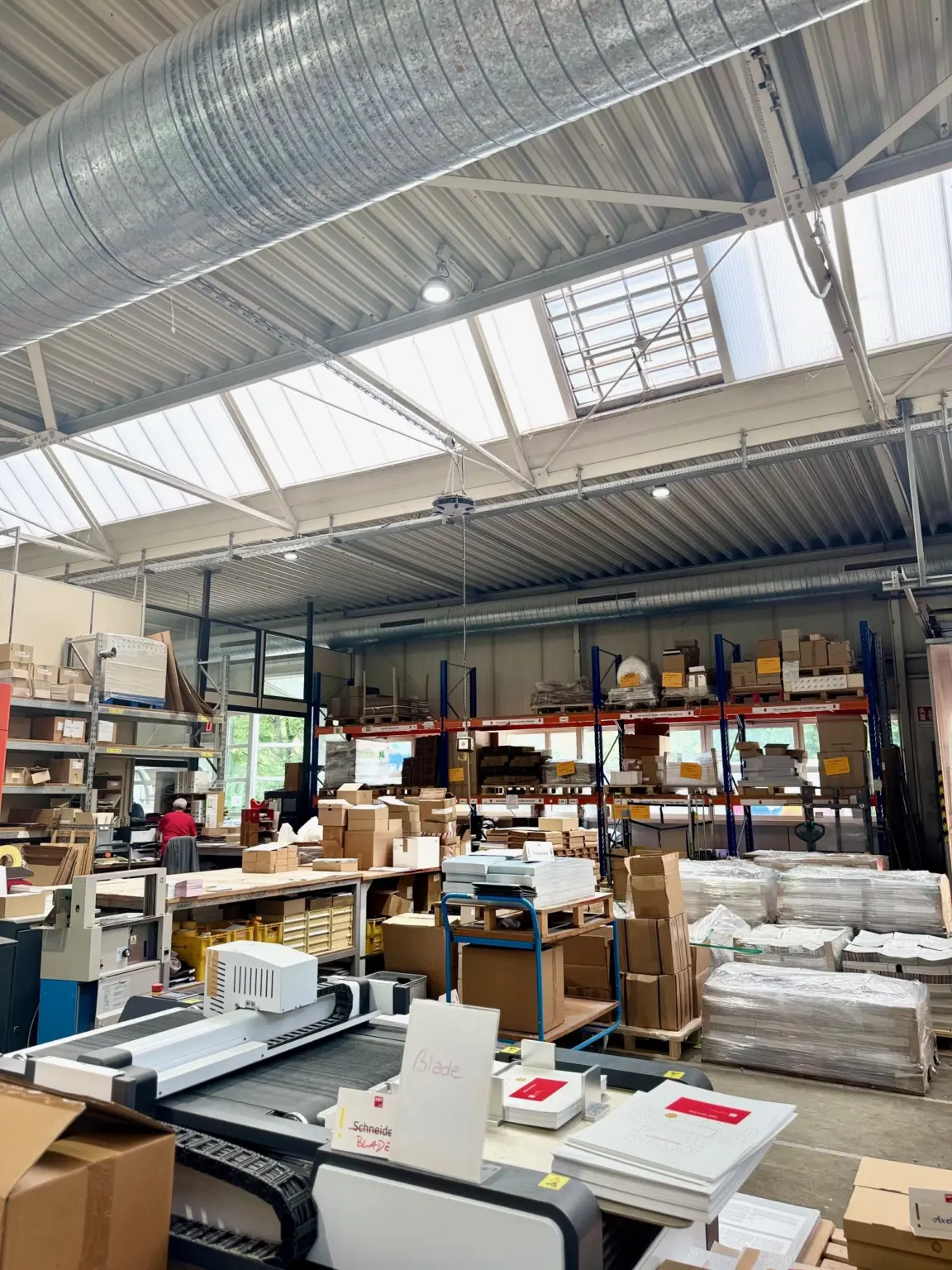 St. Raphael Schulen Heidelberg Besuch Druckerei 02