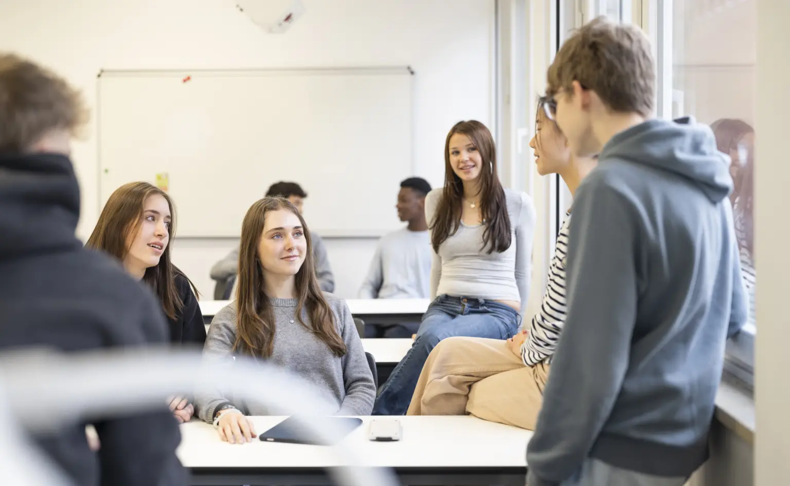 St. Raphael Schulen Heidelberg Schueler Pause foto eberle