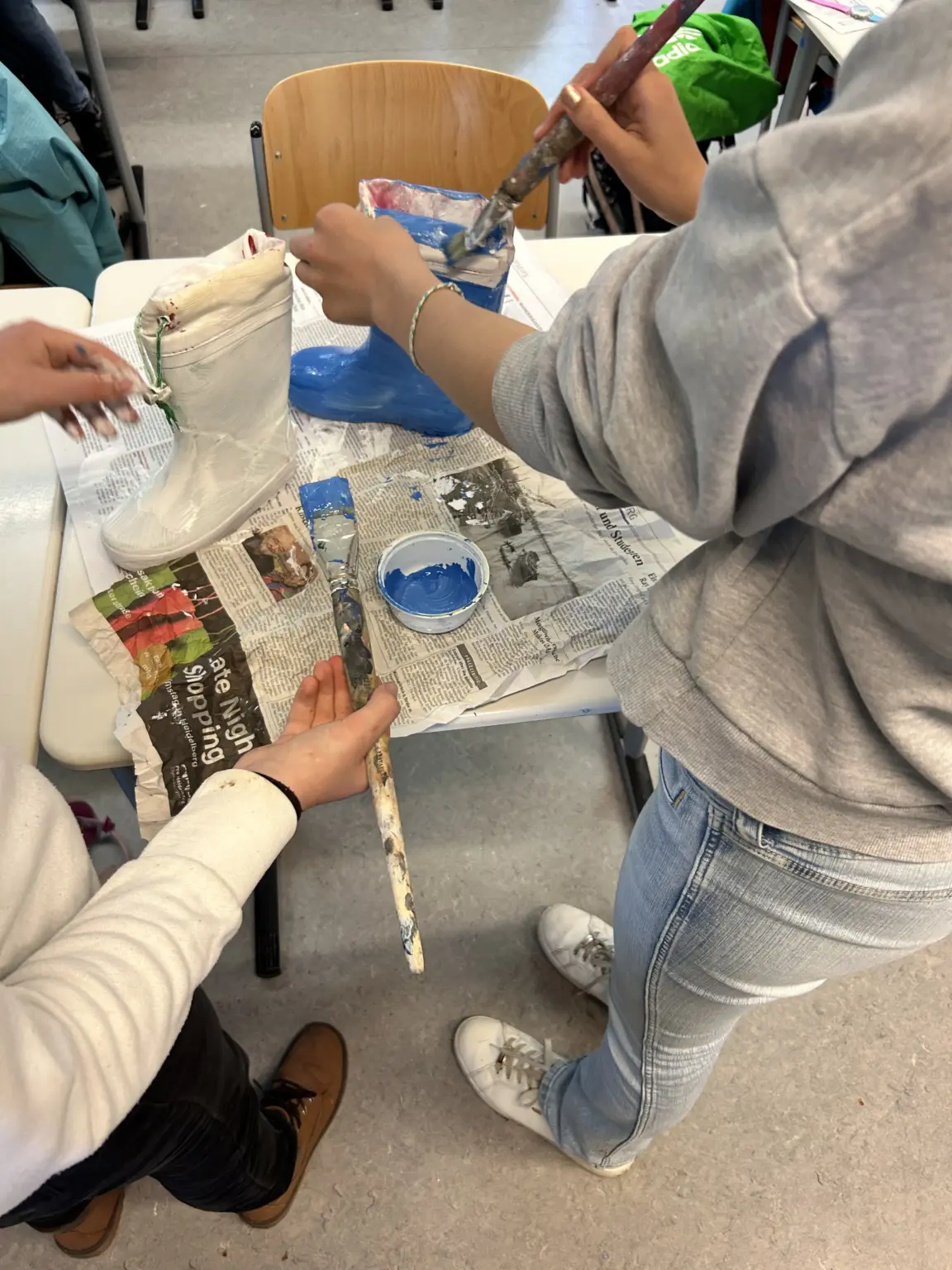 St. Raphael Schulen Heidelberg blue Aktion 2